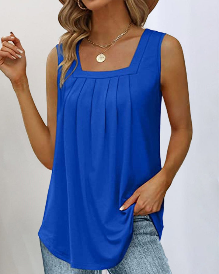Demi™ | Mouwloze tanktop met vierkante halslijn