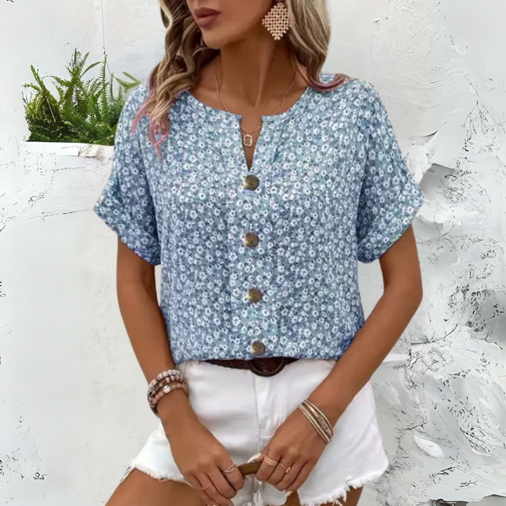 Joke™ | Stijlvolle zomer blouse met knopen