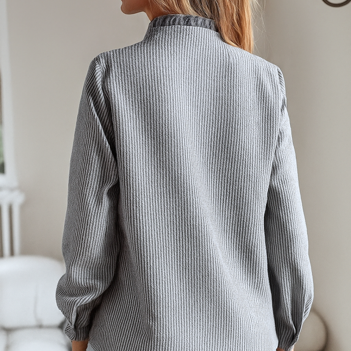 Laura™ | Luxe blouse met franjes