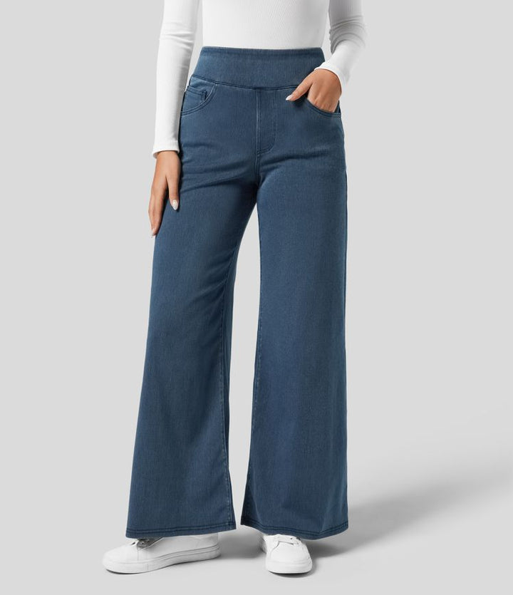 Evie™  | Comfy Elastische Broek met Hoge Taille