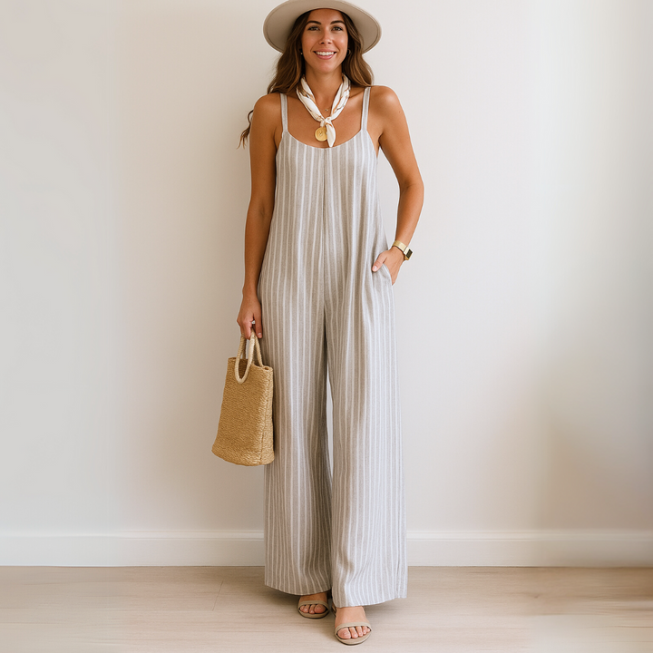 Nicole™ | Casual Gestreepte Jumpsuit