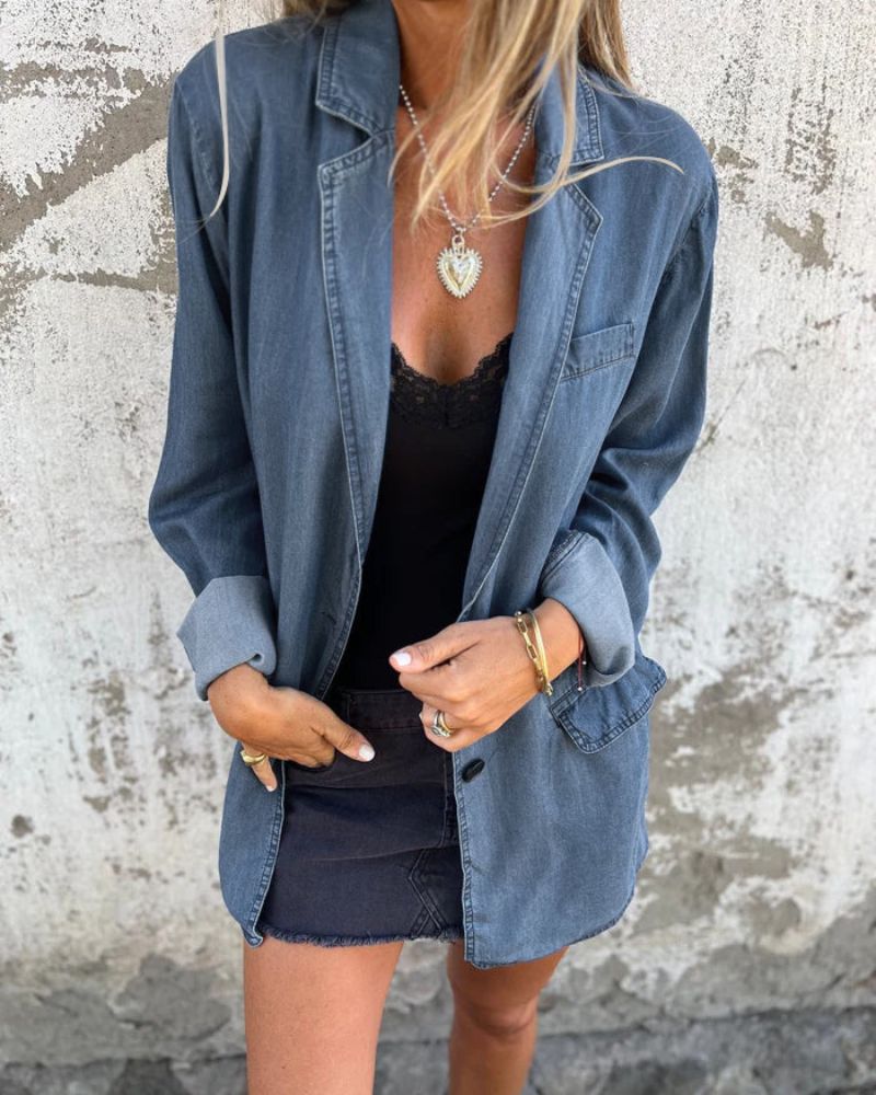Marjolein™ | Casual Denim Blazer