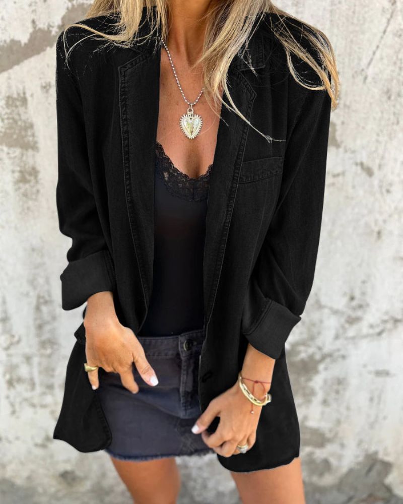 Marjolein™ | Casual Denim Blazer