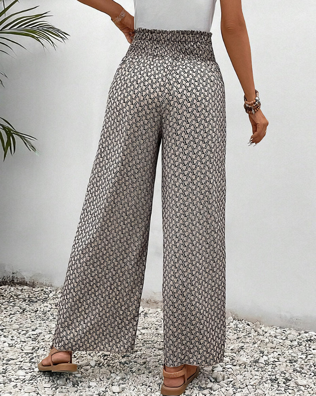Tineke™ | Comfortabele Broek met Wijde Pijpen