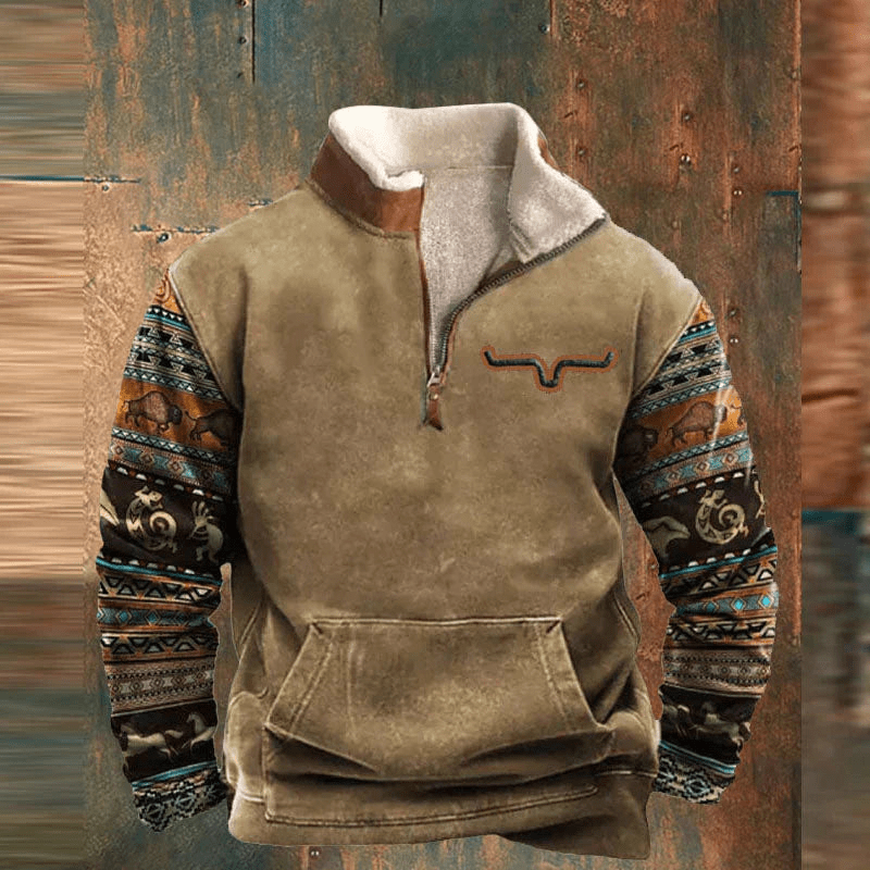 Dirk | Warme Hoodie Met Rits (1+2 GRATIS)