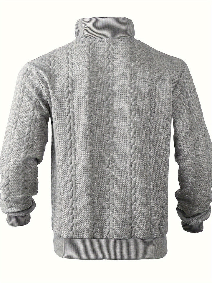 Rafael - Vintage herentrui met ritssluiting