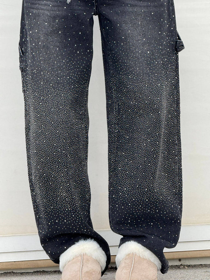 Belle™ Glinsterende damesjeans