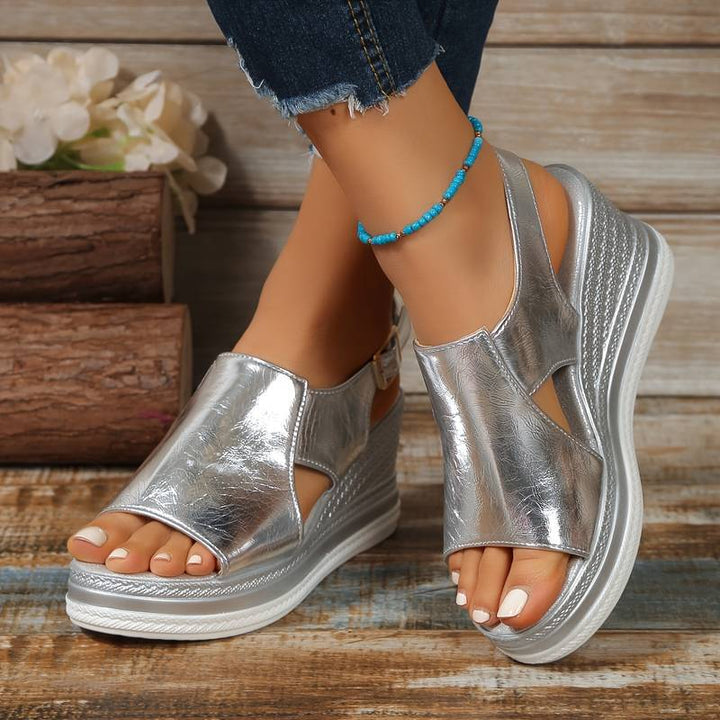 Marijke™ | Chique orthopedische leren sandalen van hoogwaardig materiaal